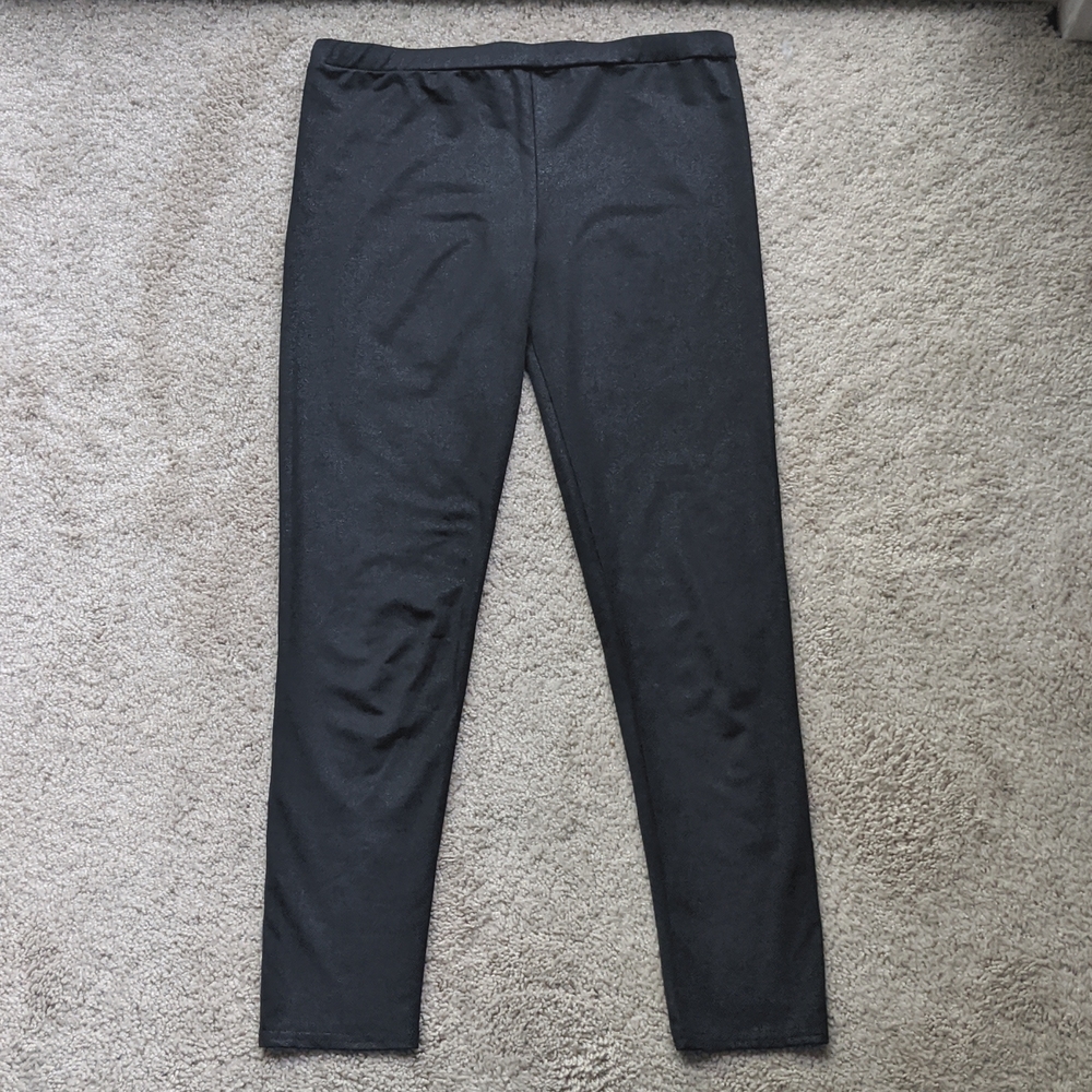 Black Leggings w/ Shine